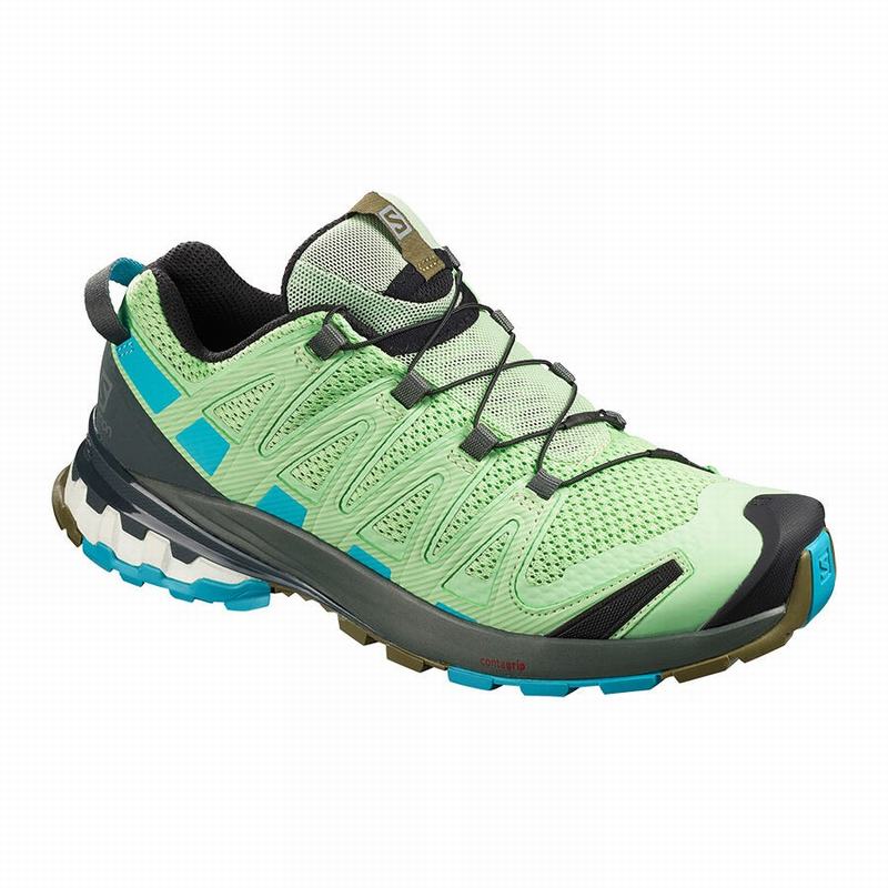 SALOMON UK XA PRO 3D V8 - Womens Hiking Shoes Green,TMPH45260